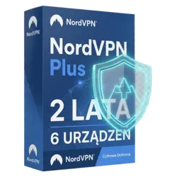 NordVPN Plus — 2 lata, 6 urządzeń – natychmiastowa dostawa email, wsparcie w jęz. polskim