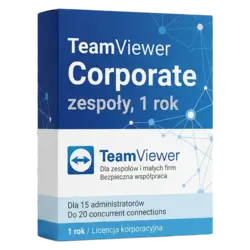 TeamViewer Corporate — zespoły, 1 rok – legalna licencja, gwarancja autentyczności