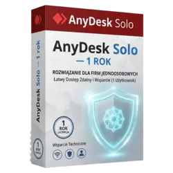 AnyDesk Solo — 1 rok – natychmiastowa dostawa email, wsparcie w jęz. polskim
