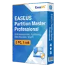 EaseUS Partition Master Professional — 2 PC, 1 rok – klucz licencyjny z fakturą VAT 23%