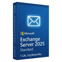 Microsoft Exchange Server 2025 Standard — 1 CAL Użytkownika – klucz licencyjny z fakturą VAT 23%