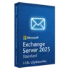 Microsoft Exchange Server 2025 Standard — 1 CAL Użytkownika – klucz licencyjny z fakturą VAT 23%