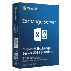 Microsoft Exchange Server 2025 Standard — 1 CAL Urządzenia – klucz licencyjny z fakturą VAT 23%