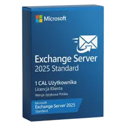 Microsoft Exchange Server 2025 Standard — 1 CAL Użytkownika – legalna licencja, gwarancja autentyczności