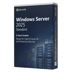 Microsoft Windows Server 2025 Standard (2 Core) – legalna licencja, gwarancja autentyczności