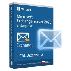 Microsoft Exchange Server 2025 Enterprise — 1 CAL Urządzenia – natychmiastowa dostawa email, wsparcie w jęz. polskim