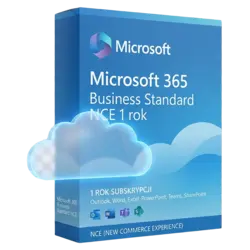 Microsoft 365 Business Standard NCE 1 rok – natychmiastowa dostawa email, wsparcie w jęz. polskim