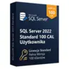 Microsoft SQL Server 2022 Standard 100 CAL Użytkownika – klucz licencyjny z fakturą VAT 23%
