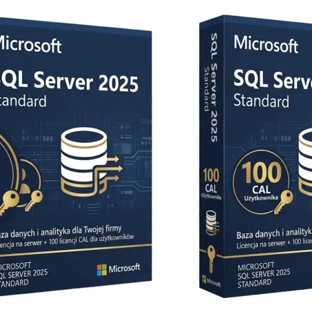 Microsoft SQL Server 2025 Standard 100 CAL Użytkownika