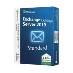 Microsoft Exchange Server 2019 Standard 5 CAL Użytkownika – klucz licencyjny z fakturą VAT 23%