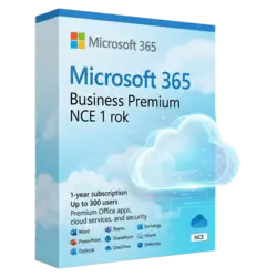 Microsoft 365 Business Premium NCE 1 rok – natychmiastowa dostawa email, wsparcie w jęz. polskim