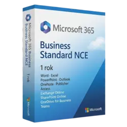 Microsoft 365 Business Standard NCE 1 rok – legalna licencja, gwarancja autentyczności