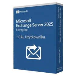 Microsoft Exchange Server 2025 Enterprise — 1 CAL Użytkownika – klucz licencyjny z fakturą VAT 23%