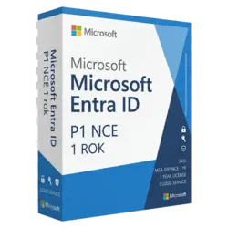 Microsoft Entra ID P1 NCE 1 rok – klucz licencyjny z fakturą VAT 23%