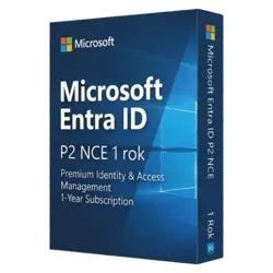 Microsoft Entra ID P2 NCE 1 rok – klucz licencyjny z fakturą VAT 23%