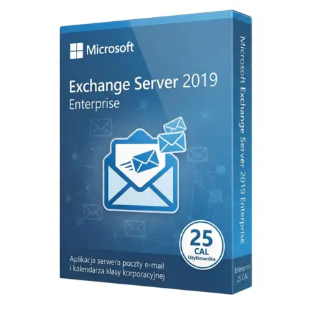 Microsoft Exchange Server 2019 Enterprise 25 CAL Użytkownika klucz licencyjny