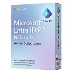 Microsoft Entra ID P2 NCE 1 rok – legalna licencja, gwarancja autentyczności