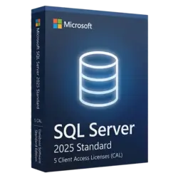Microsoft SQL Server 2025 Standard 5 CAL – klucz licencyjny z fakturą VAT 23%