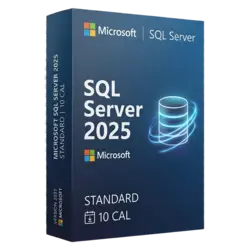 Microsoft SQL Server 2025 Standard 10 CAL – klucz licencyjny z fakturą VAT 23%