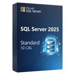 Microsoft SQL Server 2025 Standard 10 CAL – legalna licencja, gwarancja autentyczności