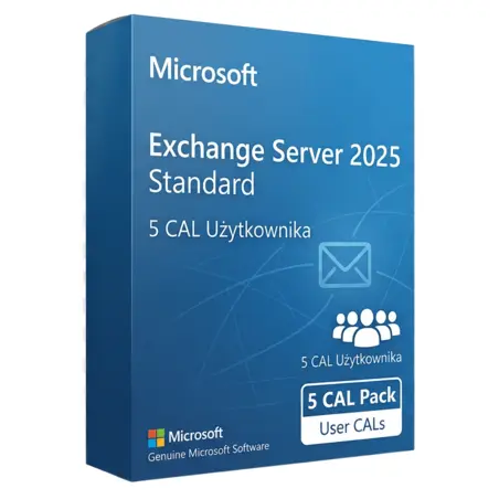 Microsoft Exchange Server 2025 Standard 5 CAL Użytkownika