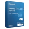 Microsoft Exchange Server 2025 Standard 5 CAL Użytkownika – oryginalny klucz aktywacyjny | KluczeSoft.pl