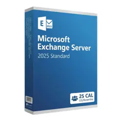 Microsoft Exchange Server 2025 Standard 25 CAL Użytkownika – klucz licencyjny z fakturą VAT 23%