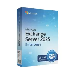 Microsoft Exchange Server 2025 Enterprise 25 CAL Użytkownika – klucz licencyjny z fakturą VAT 23%