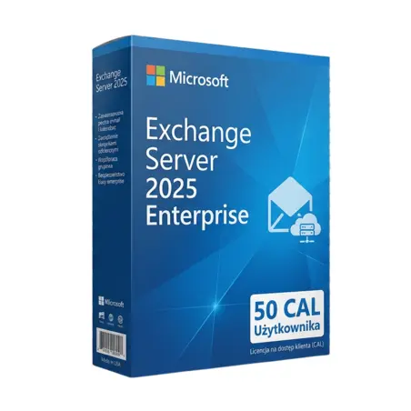 Microsoft Exchange Server 2025 Enterprise 50 CAL Użytkownika