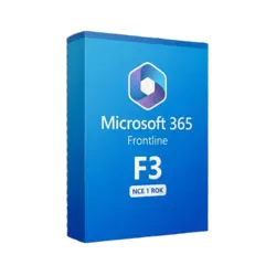 Microsoft 365 F3 NCE 1 rok – klucz licencyjny z fakturą VAT 23%