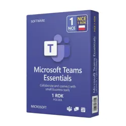 Microsoft Teams Essentials NCE 1 rok – klucz licencyjny z fakturą VAT 23%