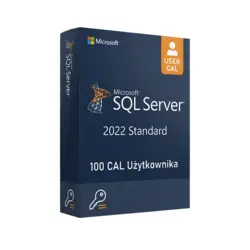 Microsoft SQL Server 2022 Standard 100 CAL Użytkownika – natychmiastowa dostawa email, wsparcie w jęz. polskim