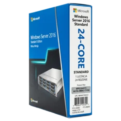 Windows Server 2016 Standard 24-Core — pudełko produktowe widok boczny 24-CORE