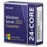 Windows Server 2022 Datacenter 24-Core — pudełko produktowe widok boczny 24-CORE