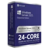 Windows Server 2025 Datacenter 24-Core — pudełko produktowe widok boczny 24-CORE