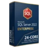SQL Server 2022 Enterprise 24-Core — pudełko produktowe widok boczny 24-CORE