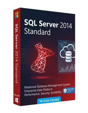 Microsoft SQL Server 2014 Standard 16 Core klucz licencyjny