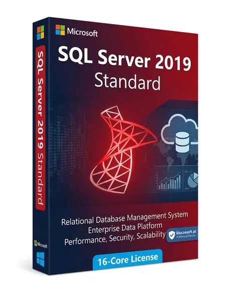 Microsoft SQL Server 2019 Standard 16 Core klucz