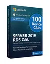 Microsoft Windows Server 2019 RDS 100 CAL Urządzenia klucz