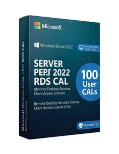 Microsoft Windows Server 2022 RDS 100 CAL Użytkownika klucz