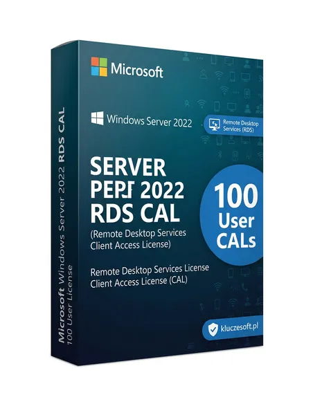 Microsoft Windows Server 2022 RDS 100 CAL Użytkownika klucz