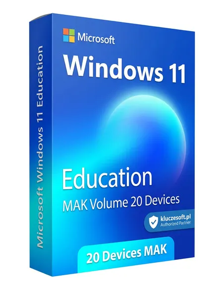 Microsoft Windows 11 Education MAK 20 Stanowisk klucz