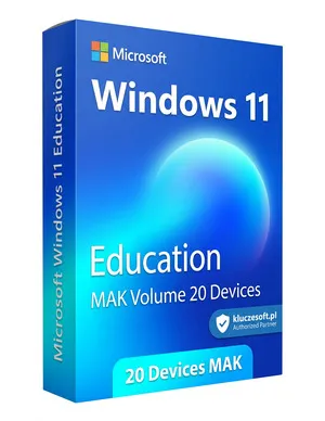 Microsoft Windows 11 Education MAK 20 Stanowisk
