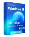 Microsoft Windows 11 Education MAK 20 Stanowisk klucz