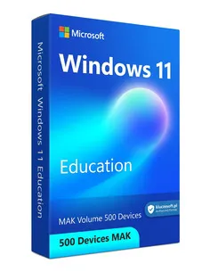Microsoft Windows 11 Education MAK 500 Stanowisk klucz