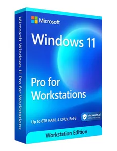 Microsoft Windows 11 Pro for Workstations 2 Stanowiska klucz