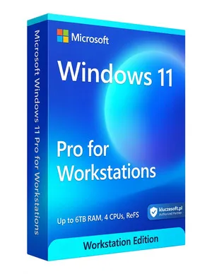 Microsoft Windows 11 Pro for Workstations 2 Stanowiska