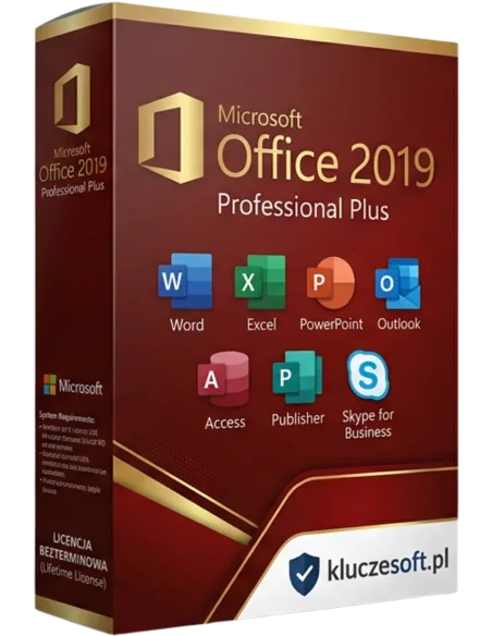Microsoft Office 2019 Professional Plus – legalna licencja, gwarancja autentyczności