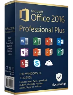 Microsoft Office 2016 Professional Plus – legalna licencja, gwarancja autentyczności