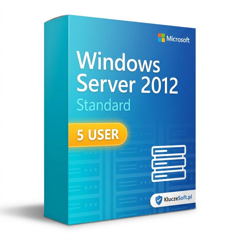 Microsoft Windows Server 2012 Standard klucz licencyjny - klucz licencyjny Microsoft